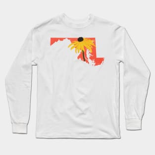 Maryland Black Eyed Susan Long Sleeve T-Shirt